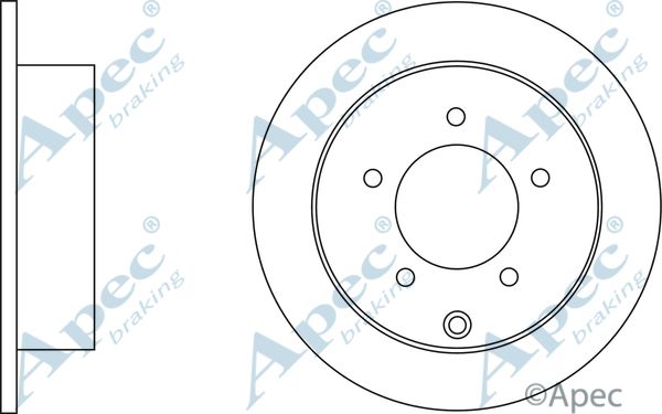 APEC BRAKING Jarrulevy DSK2667